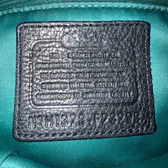 SOLD!! Do not buy Coach Black Pebbled Leather Hobo Bag - Picture 6 of 12